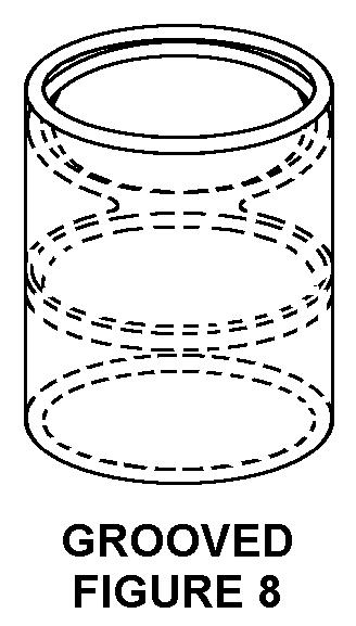 GROOVED FIGURE 8 style nsn 3120-00-343-7819