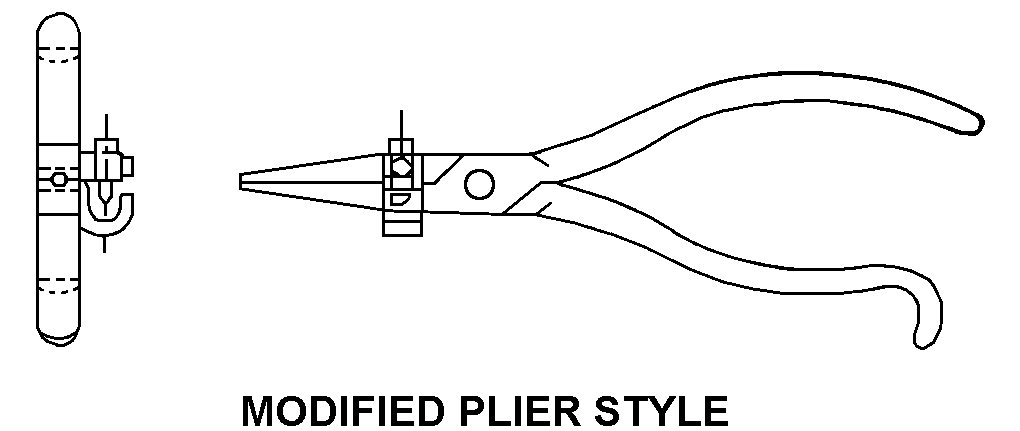 MODIFIED PLIER TYPE style nsn 5110-01-582-7197