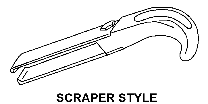 SCRAPER STYLE style nsn 5110-00-237-8645