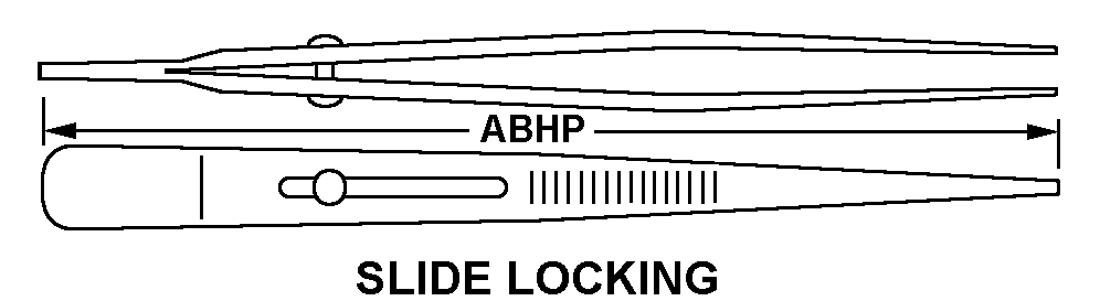 SLIDE LOCKING style nsn 5120-01-525-6579