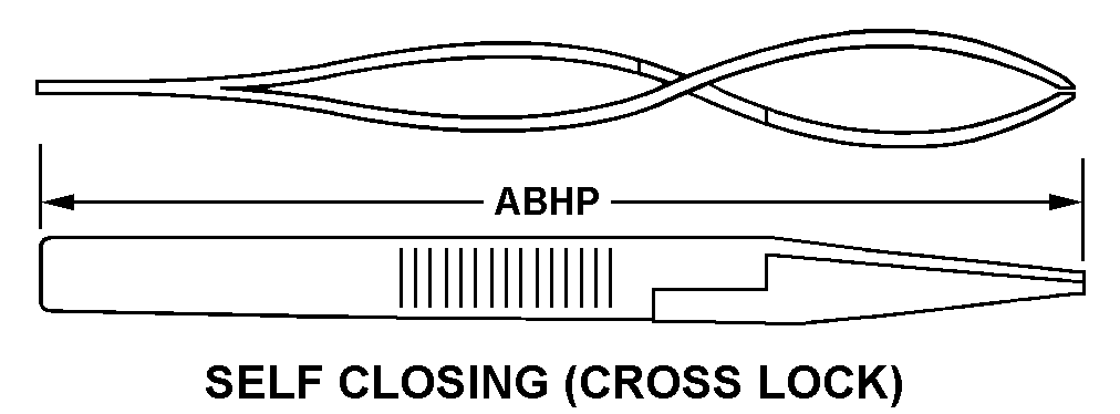 SELF CLOSING (CROSS LOCK) style nsn 5120-01-430-6718