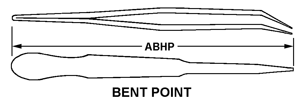 BENT POINT style nsn 5120-00-931-5599