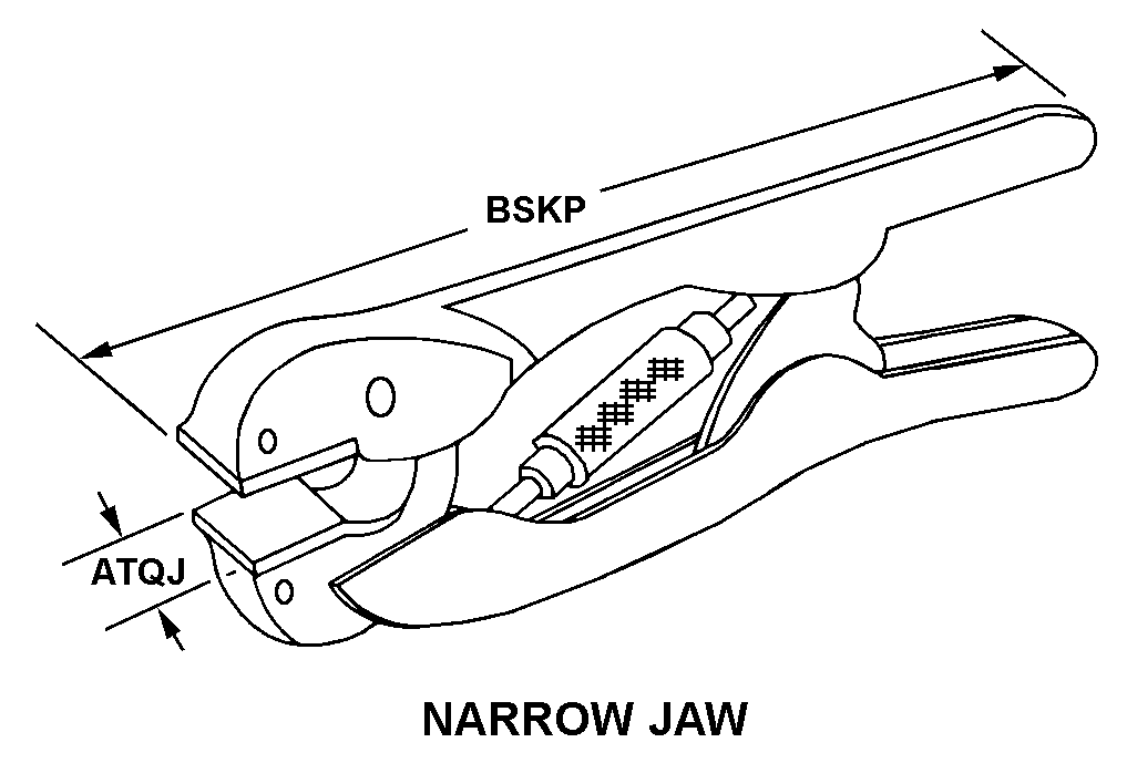 NARROW JAW style nsn 5120-00-965-0605