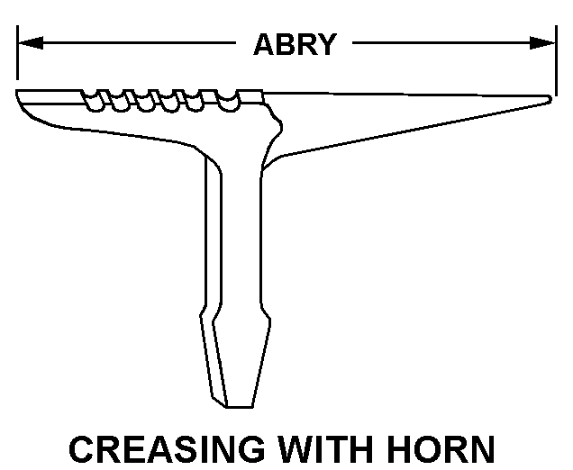 CREASING WITH HORN style nsn 5120-00-222-4442