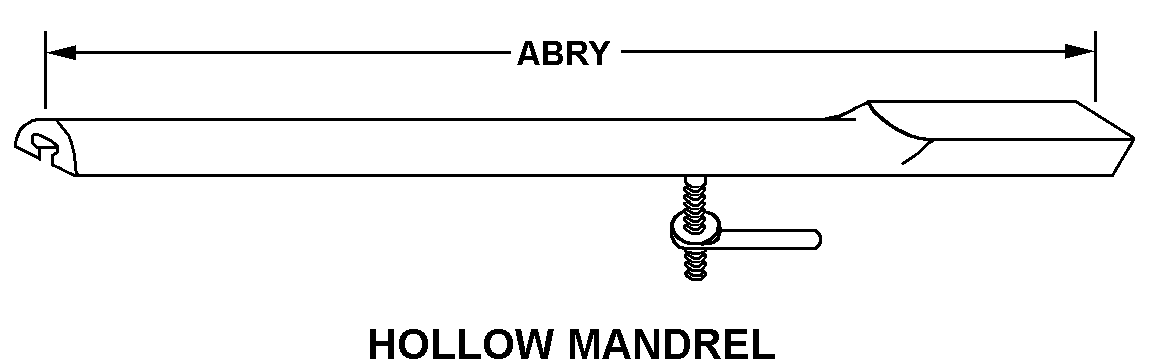 HOLLOW MANDREL style nsn 5120-00-222-4444