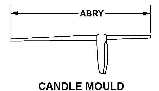 CANDLE MOULD style nsn 5120-00-540-6219