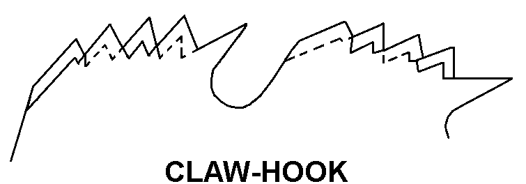 CLAW-HOOK style nsn 3230-00-204-3605