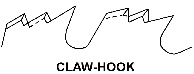 CLAW-HOOK style nsn 3230-00-167-5692