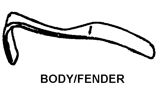 BODY/FENDER style nsn 5120-01-456-9983