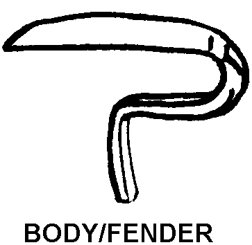 BODY/FENDER style nsn 5120-00-293-1520