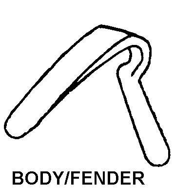 BODY/FENDER style nsn 5120-00-293-1520