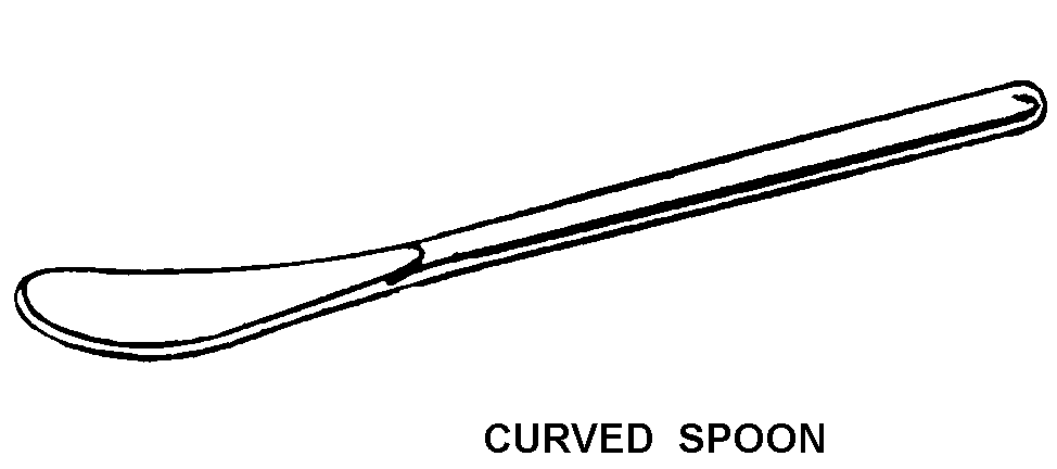 CURVED SPOON style nsn 5120-00-277-4071