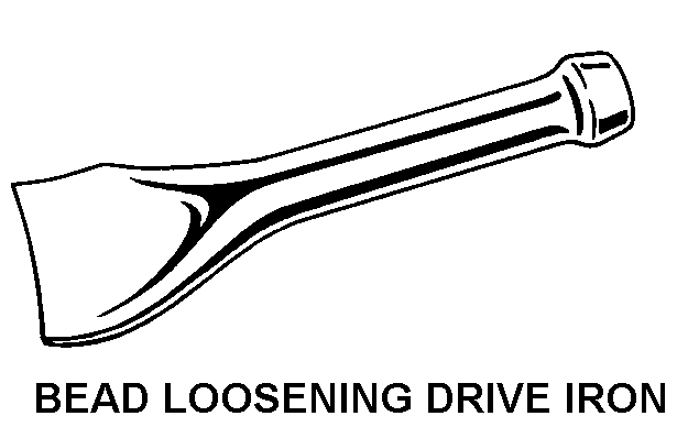 BEAD LOOSENING DRIVE IRON style nsn 5120-00-585-6493