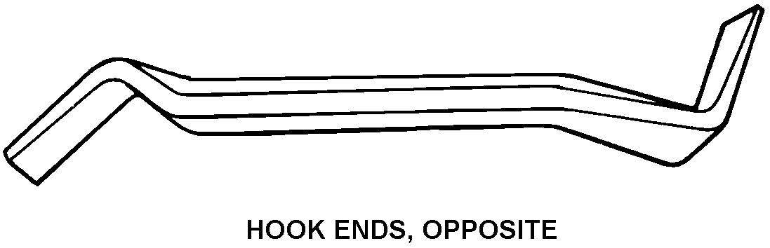 HOOK ENDS, OPPOSITE style nsn 5120-00-596-1034