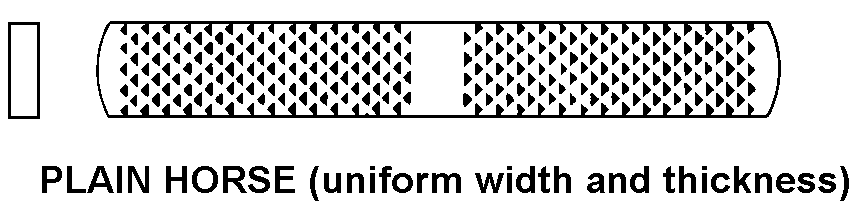 PLAIN HORSE style nsn 5110-00-554-8883