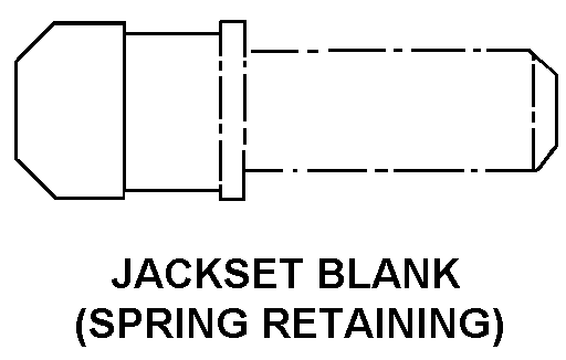 JACKSET BLANK SPRING RETAINING style nsn 5130-01-338-8909