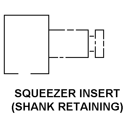 SQUEEZER INSERT SHANK RETAINING style nsn 5130-00-522-2720