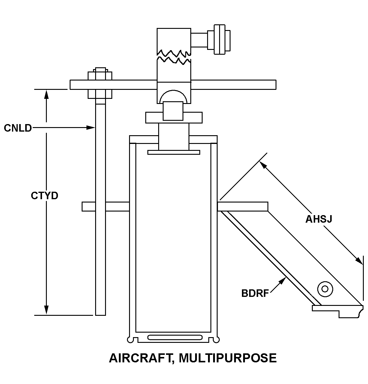 AIRCRAFT, MULTIPURPOSE style nsn 5130-01-271-2943