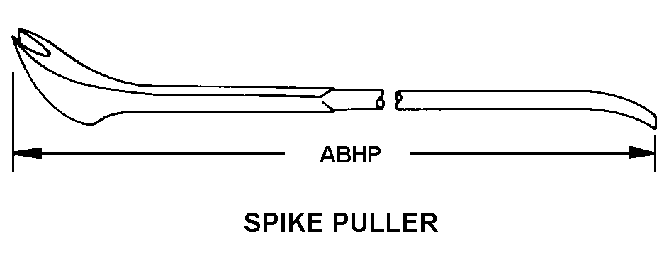 SPIKE PULLER style nsn 5120-00-240-6060