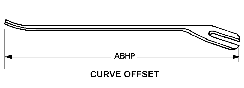 CURVE OFFSET style nsn 5120-01-554-3768
