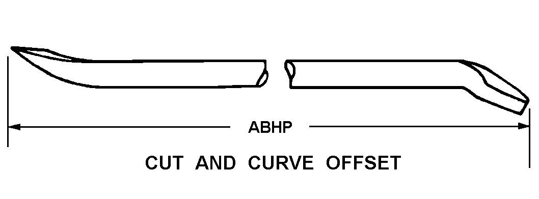 CUT AND CURVE OFFSET style nsn 5120-00-784-2036