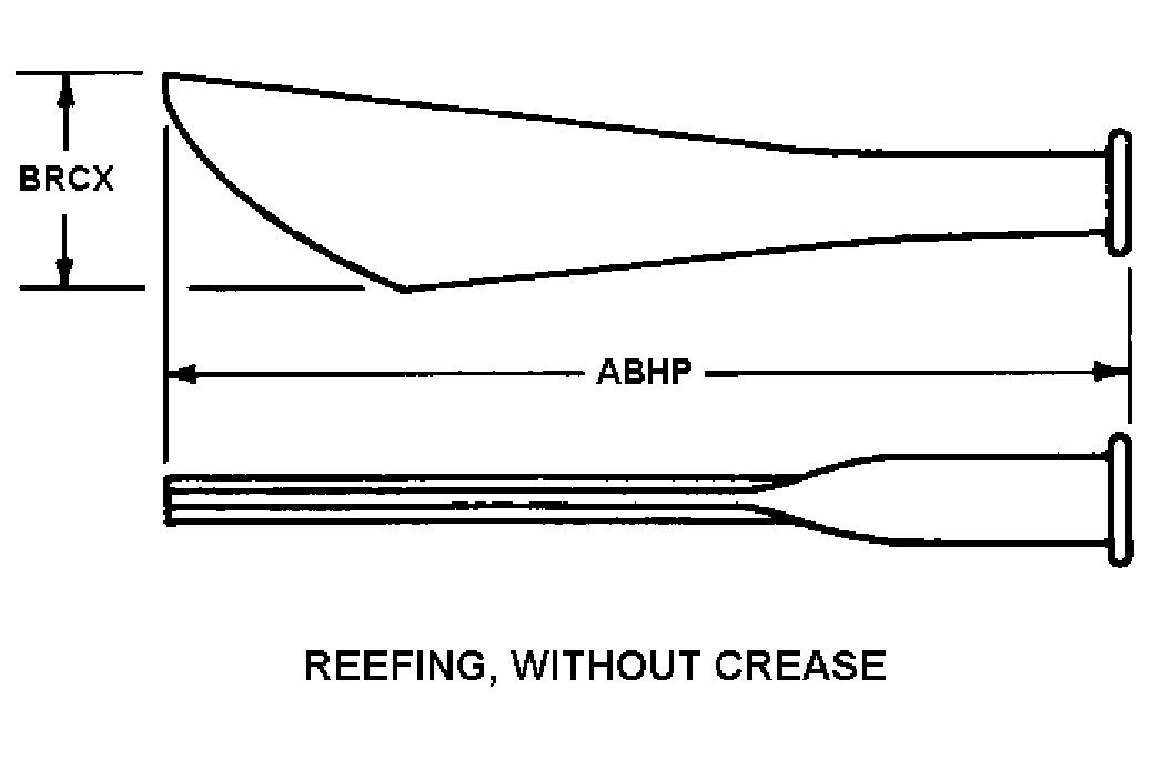 REEFING, WITHOUT CREASE style nsn 5120-00-222-3240