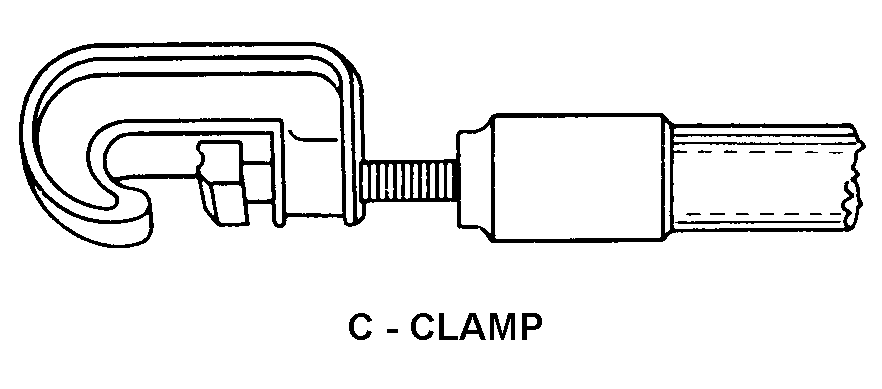 C-CLAMP style nsn 5120-00-402-2371