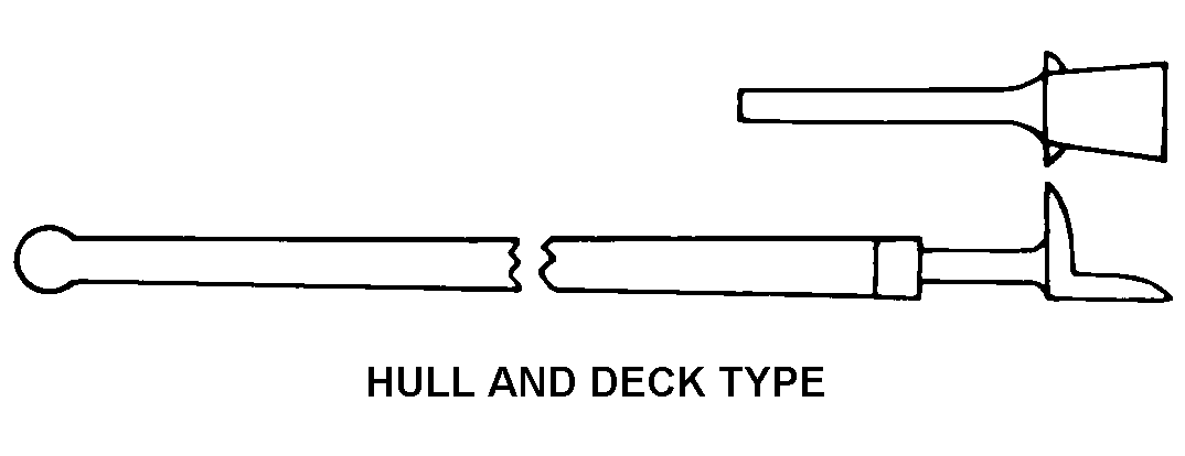 HULL AND DECK TYPE style nsn 5110-00-224-9928