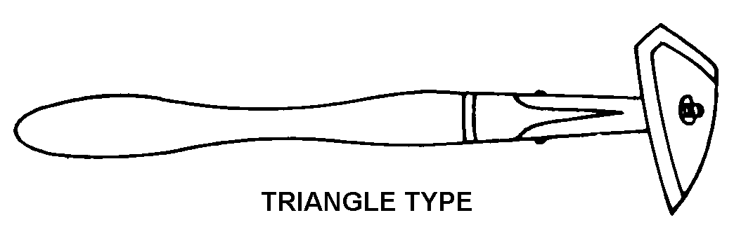 TRIANGLE TYPE style nsn 5110-00-224-9929