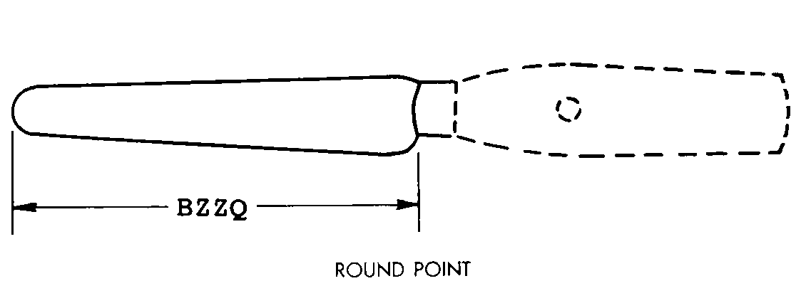 ROUND POINT style nsn 5110-00-268-3883