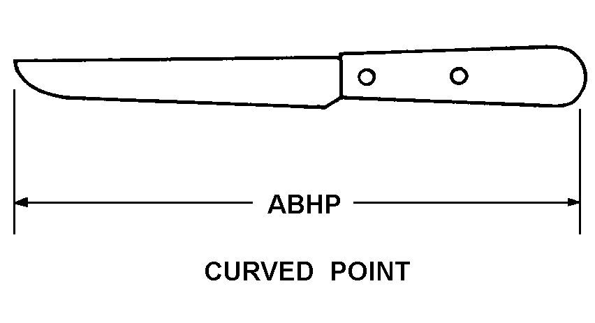 CURVED POINT style nsn 5110-00-804-5651