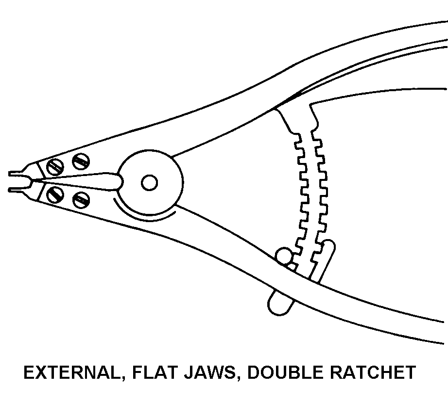 EXTERNAL, FLAT JAWS, DOUBLE RATCHET style nsn 5120-01-534-1729