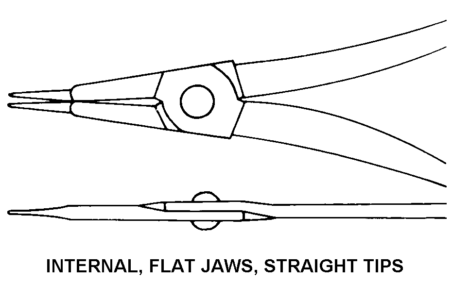 INTERNAL, FLAT JAWS, STRAIGHT TIPS style nsn 5120-01-395-5739