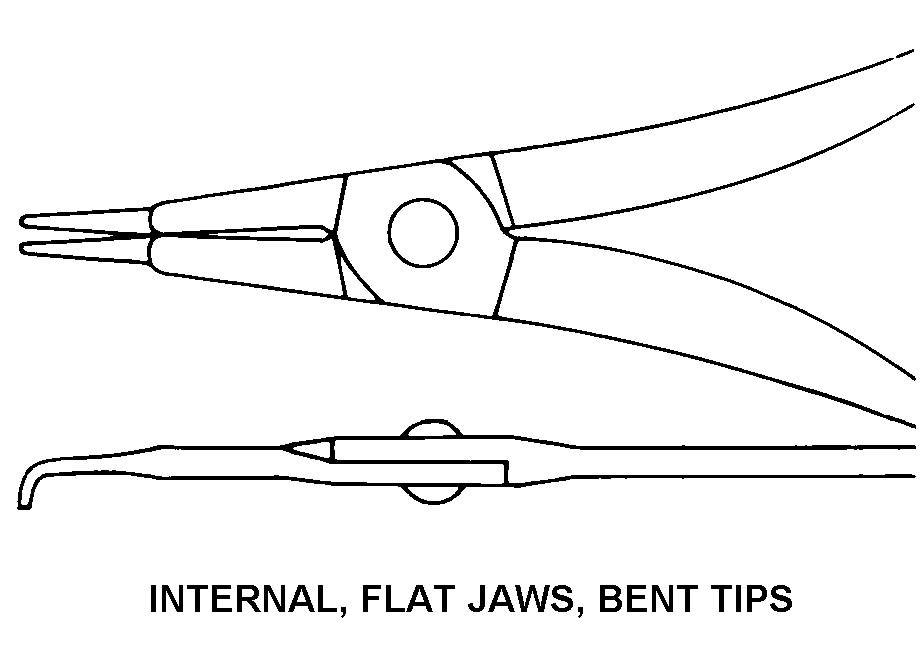 INTERNAL, FLAT JAWS, BENT TIPS style nsn 5120-01-428-8469