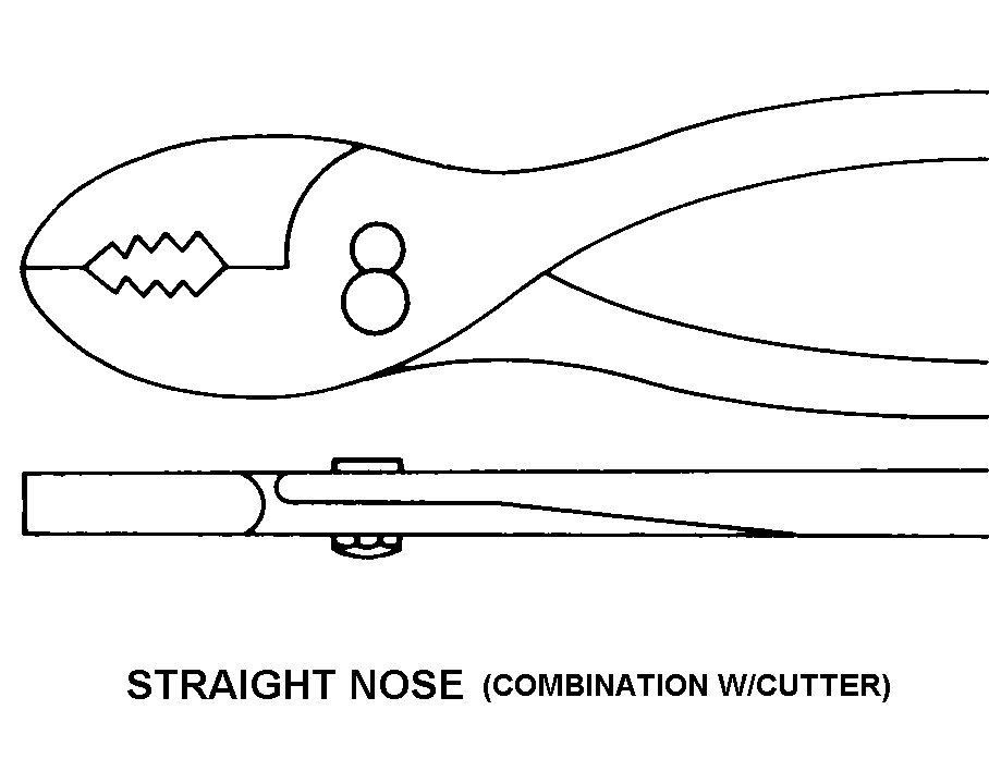 STRAIGHT NOSE style nsn 5120-01-399-9179