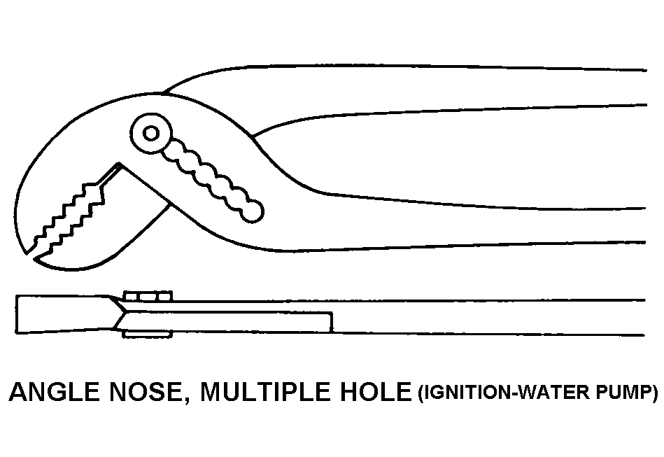 ANGLE NOSE, MULTIPLE HOLE style nsn 5120-01-442-6975