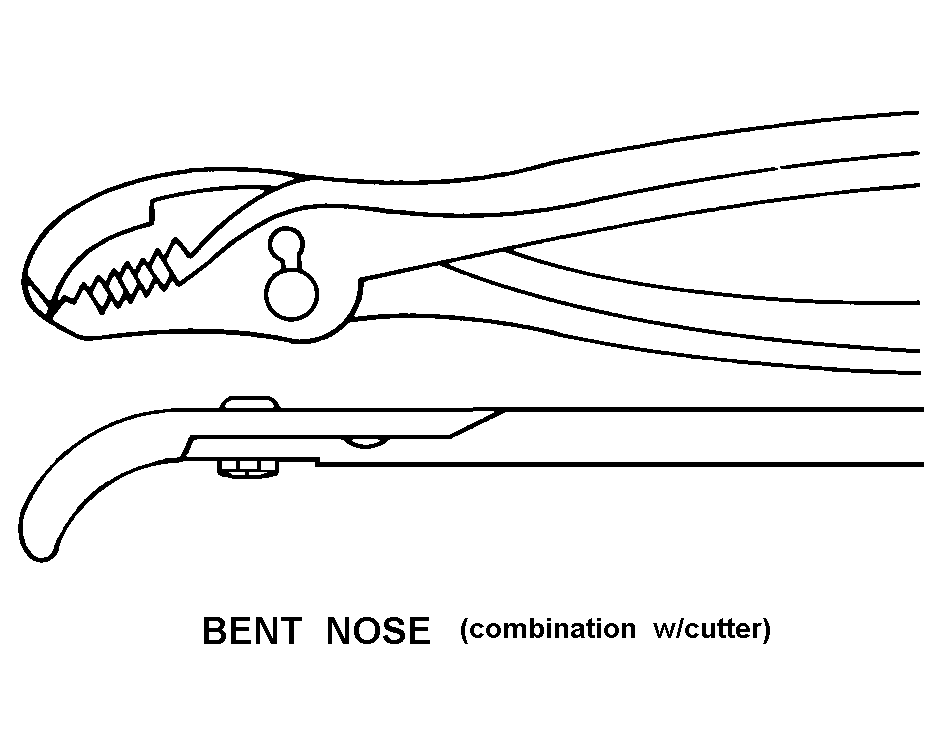 BENT NOSE style nsn 5120-00-529-5093