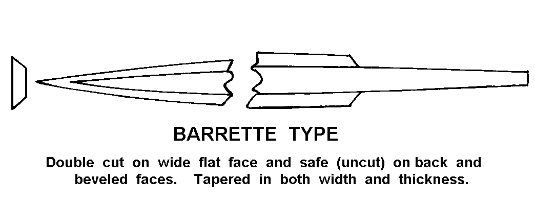 BARRETTE TYPE style nsn 5110-01-571-1612