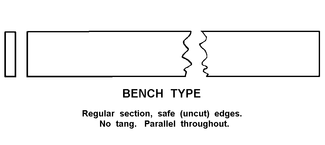 BENCH TYPE style nsn 5110-00-630-2192