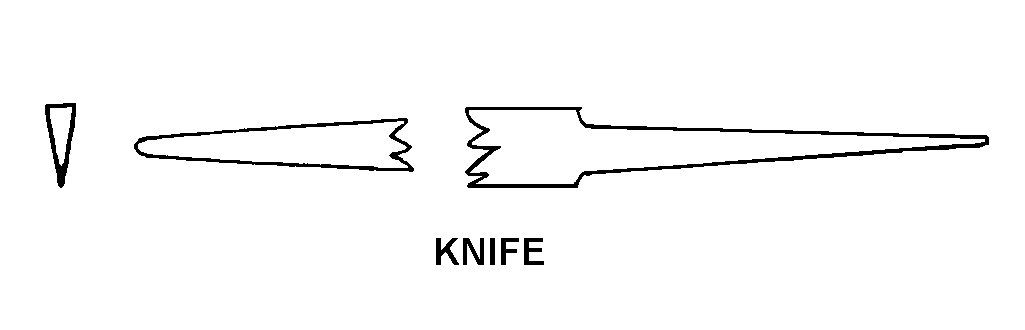 KNIFE style nsn 5110-00-166-1203