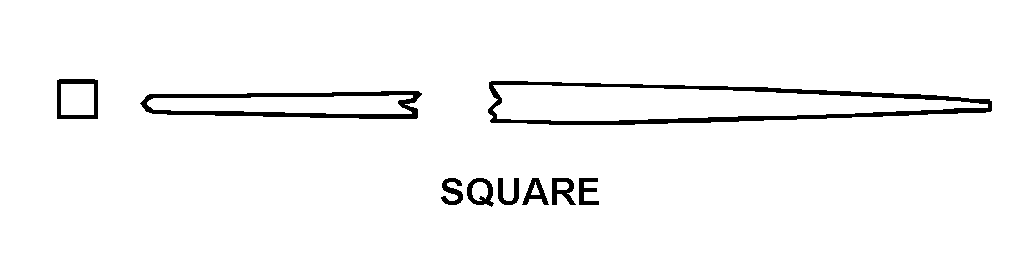 SQUARE style nsn 5110-00-156-0249