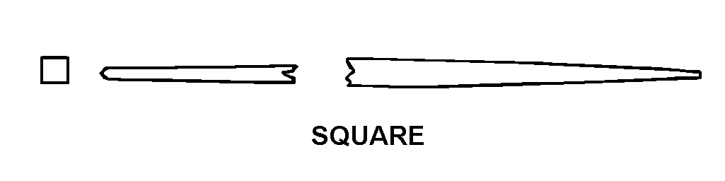 SQUARE style nsn 5110-00-239-7602