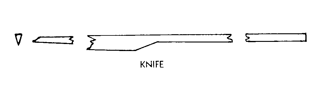 KNIFE style nsn 5110-00-166-1203