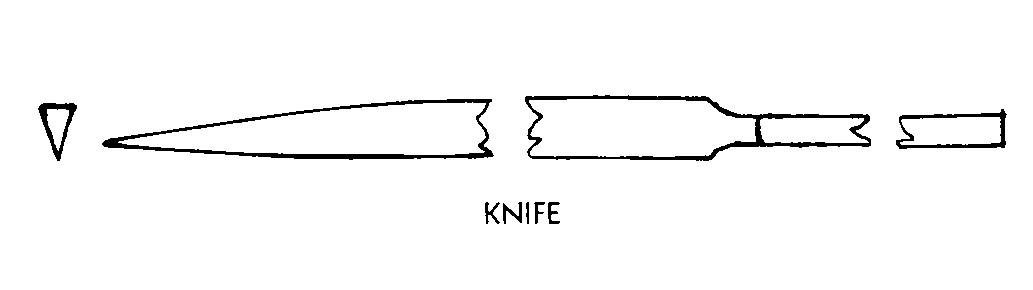 KNIFE style nsn 5110-00-166-1203