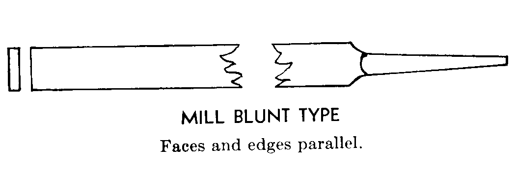 MILL BLUNT TYPE style nsn 5110-01-434-9986