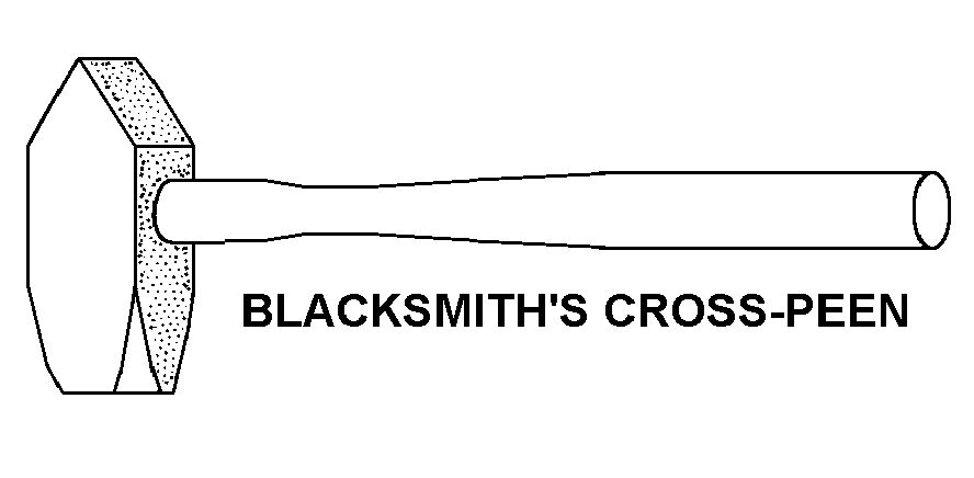 BLACKSMITH'S CROSS-PEEN style nsn 5120-00-542-4048