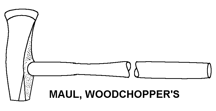 MAUL, WOODCHOPPER'S style nsn 5120-01-598-5656