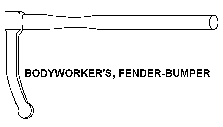 BODYWORKER'S, FENDER-BUMPER style nsn 5120-01-508-1019