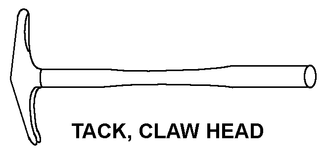 TACK, CLAW HEAD style nsn 5120-00-277-9811