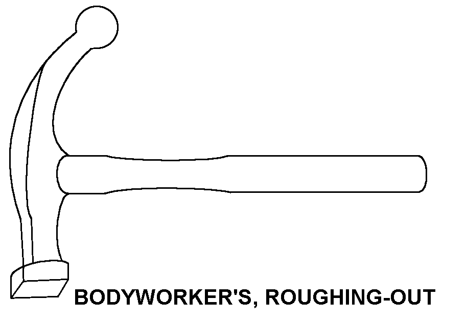 BODYWORKER'S, ROUGHING-OUT style nsn 5120-00-187-1040